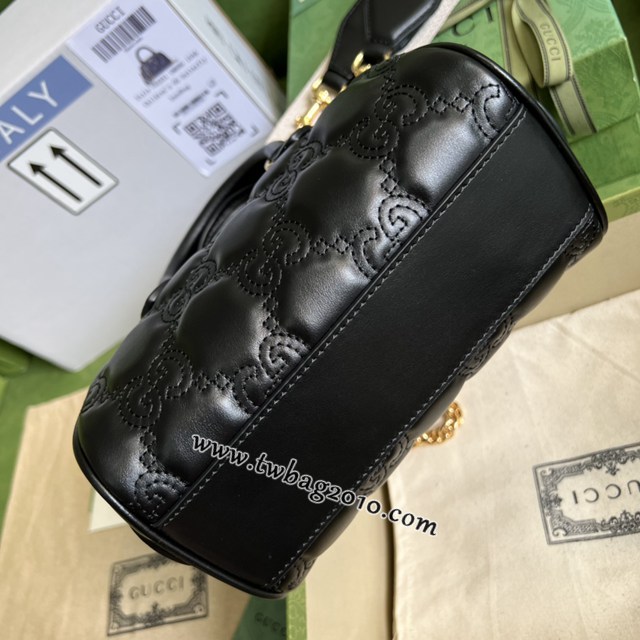 gucci專櫃新款原單手提斜挎手袋 古馳matelassé皮革鏈條肩背包 jcp1898